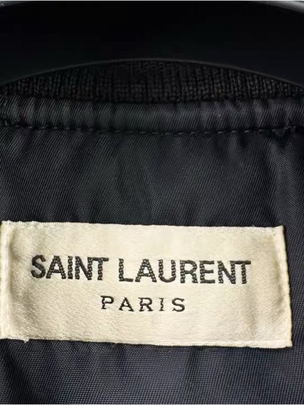 🚩steal Saint Laurent Navy Blue Bomber Jacket - Picture 3 of 6